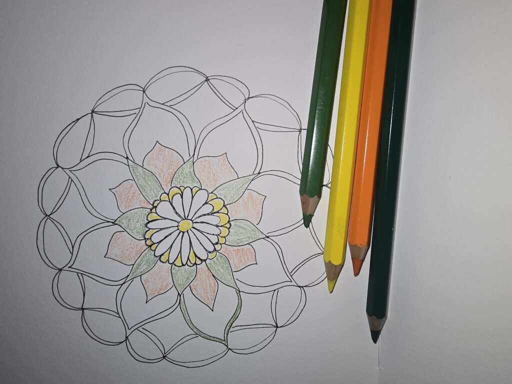 Mandala malen mit den Gonis Aqua-XXL Stiften