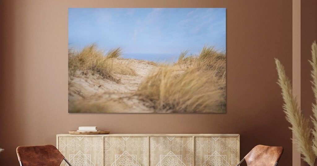 Wandbild Dünengras