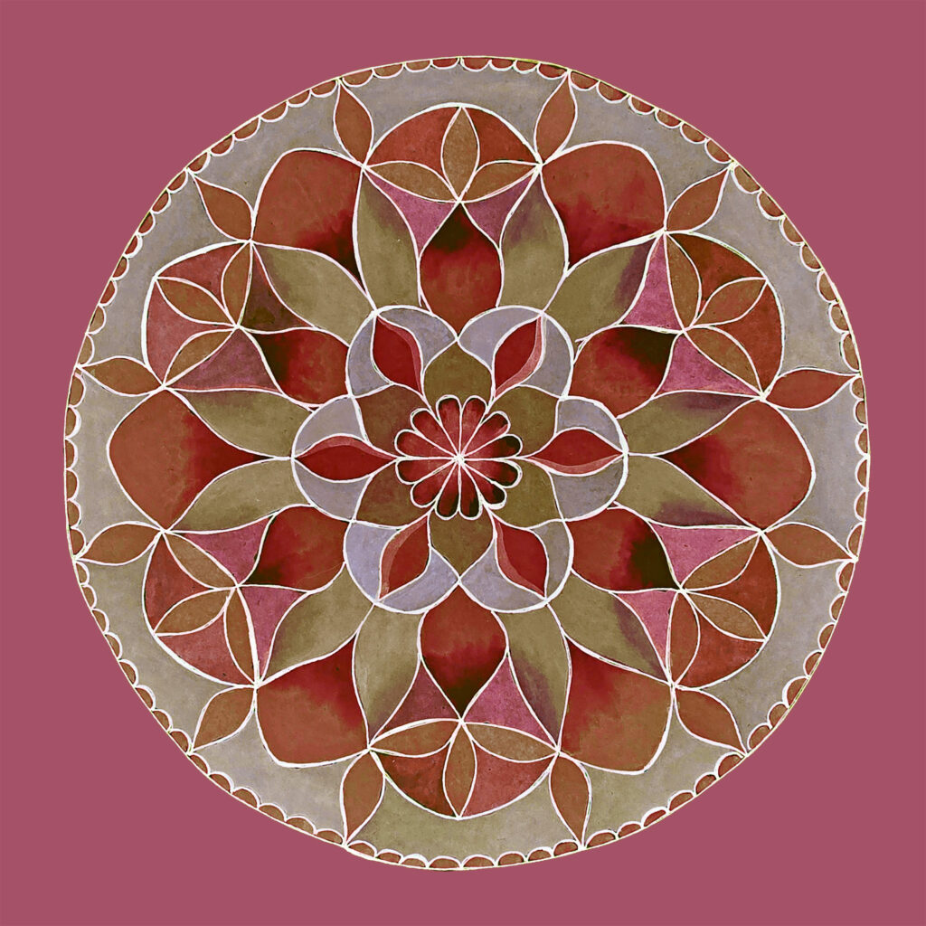 Mandala Wandbild